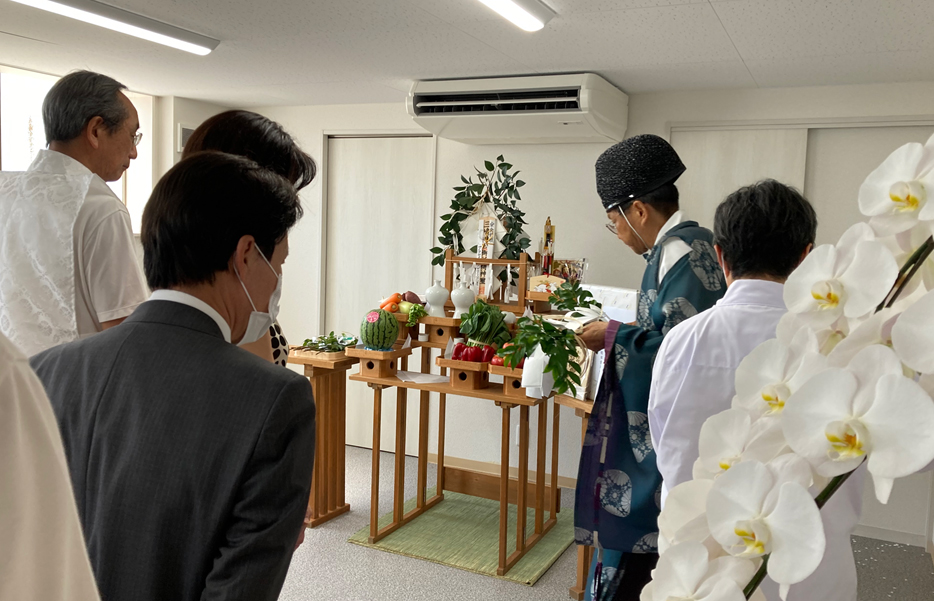 館林工場開設の神事が行われました